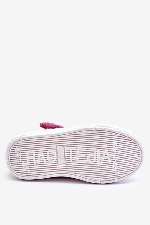 Dziecięce Baleriny W Kwiatuszki Granatowo-Różowe Noah