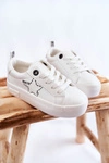Dziecięce Buty Sportowe Sznurowane Big Star KK374222 Białe