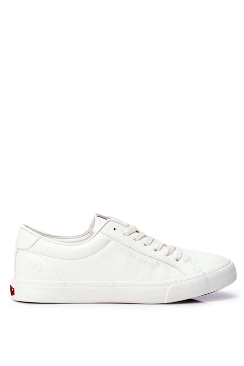 Trampki Męskie Cross Jeans Białe FF1R4035C