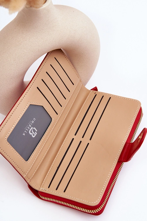 Duży Portfel Damski Czerwony Sopheia