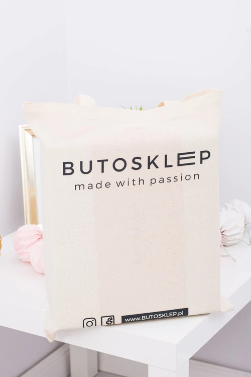 Beżowa Płócienna Torba Butosklep.pl