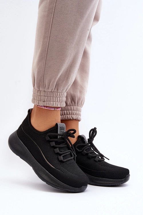 Damskie Buty Sportowe Big Star NN274663 Czarne