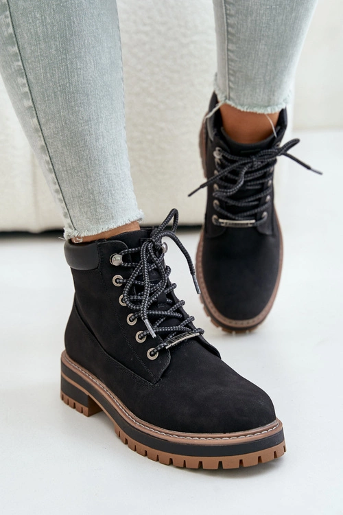 Trapery Damskie Ocieplane Big Star OO274A290 Czarne