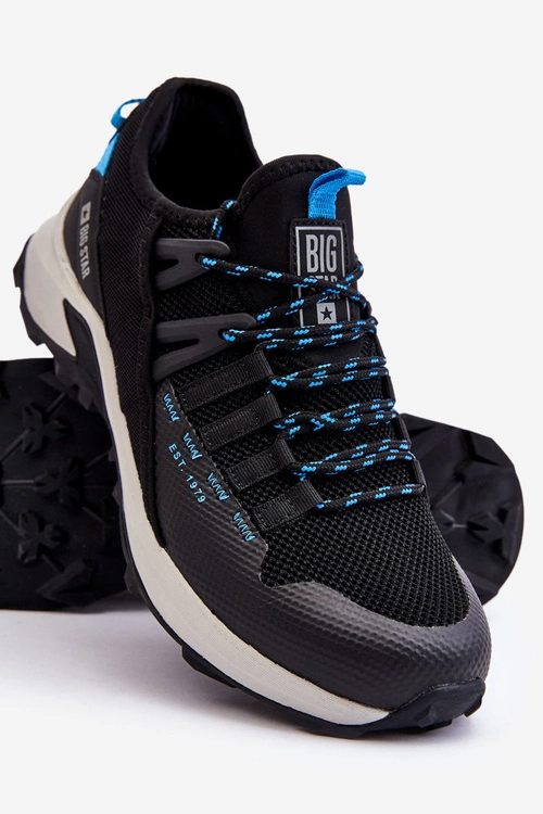 Męskie Buty Sportowe Memory Foam System Big Star LL174130 Czarne