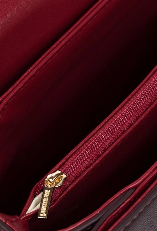 Torebka Damska Listonoszka Monnari Bordowa BAG9280-M05