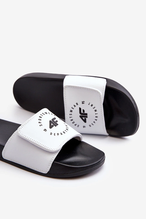 Dziecięce Klapki 4FJMM00FFLIF042-10S Biało-Czarne