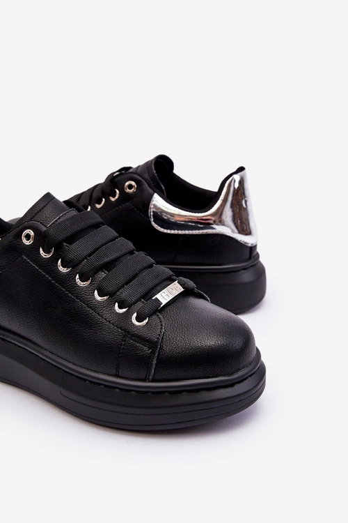Damskie Buty Sportowe GOE LL2N4012 Czarno-Srebrne