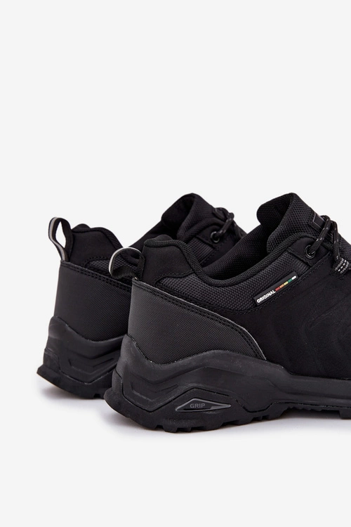 Męskie Buty Sportowe Trekkingowe Czarne Thessira