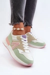 Sneakersy Damskie Z Eko Skóry Multikolor Vinelli