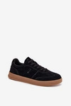 Zamszowe Sneakersy Damskie Big Star SS274673 HI-POLY SYSTEM Czarne