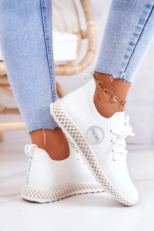 Damskie Sportowe Buty GOE JJ2N4151 Białe