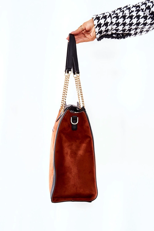 Torebka Na Ramię NOBO L0830 Brązowo-Czarna