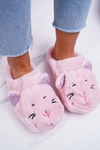 Kapcie Damskie Kotki z Uszami Różowe Sleppyhead