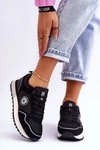 Damskie Sneakersy Memory Foam System Big Star LL274541 Czarne
