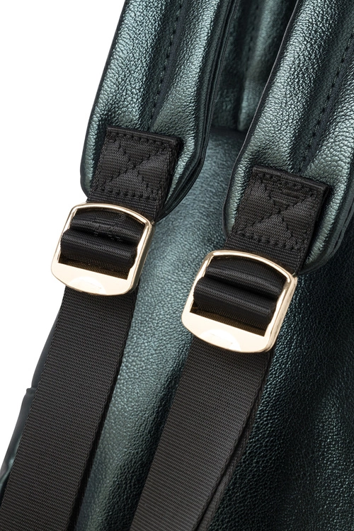 Damski Skórzany Plecak NOBO NBAG-R3083-C008 Ciemnozielony