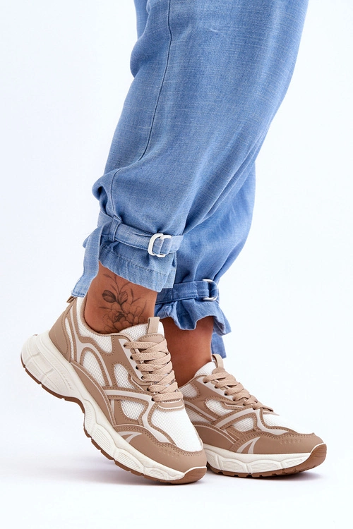 Damskie Buty Sportowe Beżowe Contiro