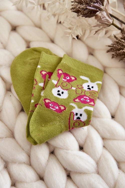 Młodzieżowe Śmieszne Skarpetki We Wzory 5-Pak Multikolor