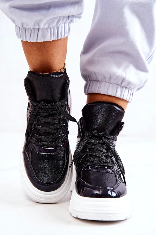 Sportowe Buty Ocieplane Czarne Joenne