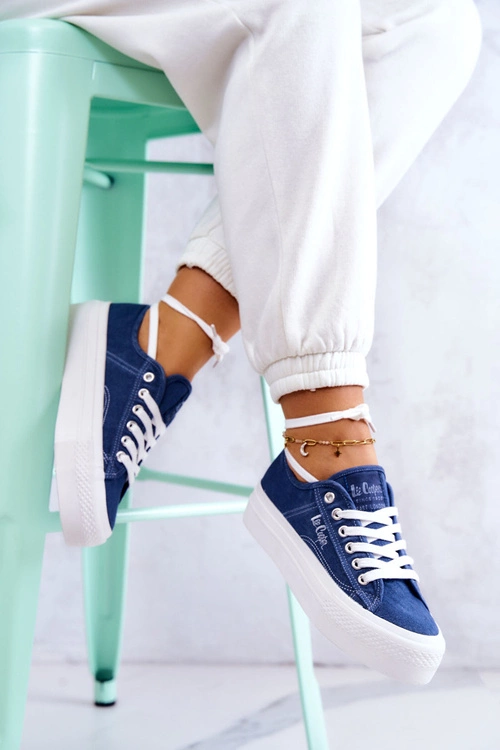 Damskie Tenisówki Lee Cooper LCW-22-31-0834L Niebieskie