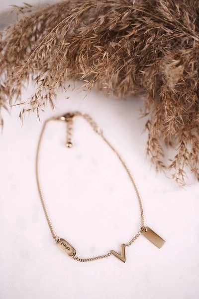 Damska Bransoletka Łańcuszek Na Nogę Złota Velvet