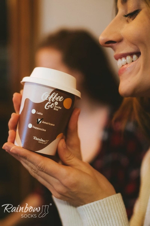 Skarpetki Rainbow Socks Kawa Americano 1 Para