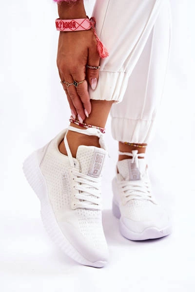 Damskie Sneakersy Big Star KK274062 Białe