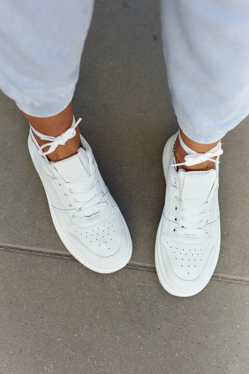 Sportowe Damskie Buty Białe New Haven