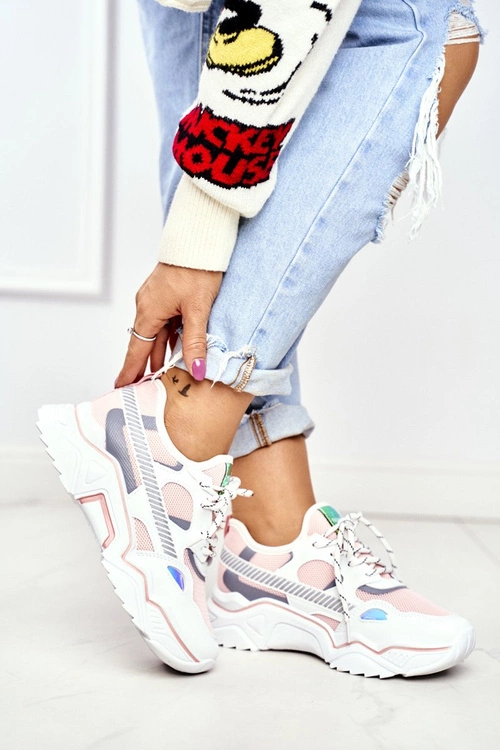 Sportowe Damskie Buty Białe Lanoo