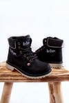 Dziecięce Botki Trapery Lee Cooper LCJ-22-01-1491 Czarne