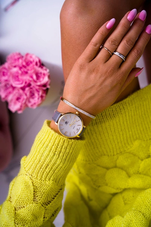 Damski Zegarek Michael John Szary Lottanu