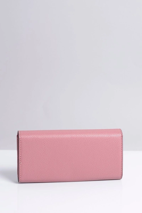 Duży Damski Różowy Portfel