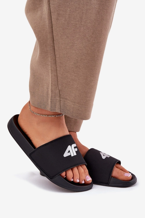 Klapki Damskie 4F 4FRMM00FSLIF010-20S Czarne