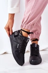 Damskie Ocieplane Sportowe Buty Big Star EE274351 Czarne