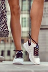 Damskie Wsuwane Sportowe Buty Sneakersy Białe Klayra