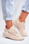 Damskie Sportowe Buty Lekkie Przewiewne Beżowe Lumiere
