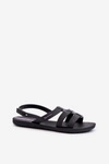 Płaskie Sandały Damskie 83516 Ipanema Style Sandal Fem Czarne