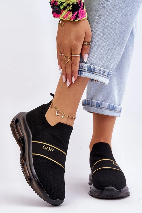 Damskie Wsuwane Sportowe Buty GOE LL2N4032 Czarne