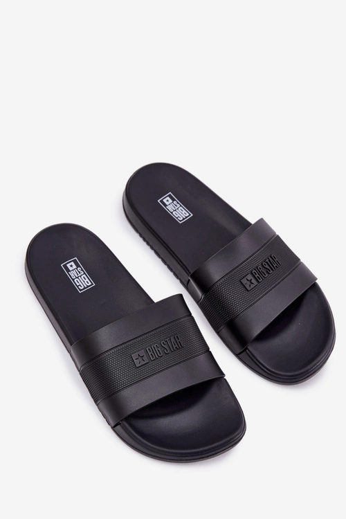 Klapki Męskie Big Star RR174A046 Czarne