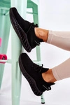 Damskie Sportowe Buty Materiałowe Czarne Lenney