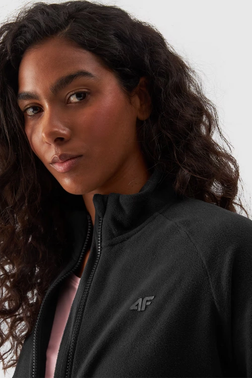 Polar Damski Regular Ze Stójką 4F 4FWMM00TFLEF294-20S Czarny