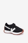 Sneakersy Dziecięce Na Rzep Czarne Tezzu