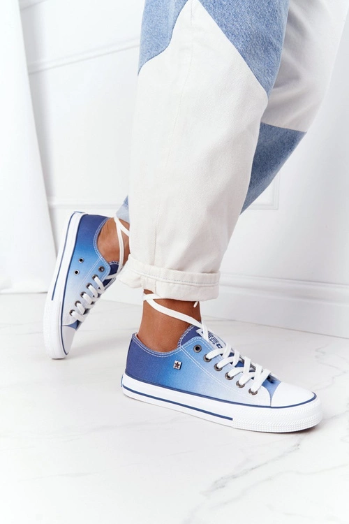 Damskie Trampki BIG STAR HH274129 Ombre Granatowe