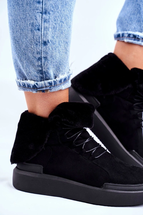 Damskie Śniegowce Big Star Czarne GG274990