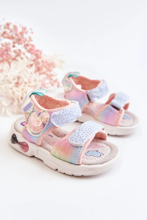 Dziecięce Klasyczne Sandały Na Rzepy Multikolor Darrin