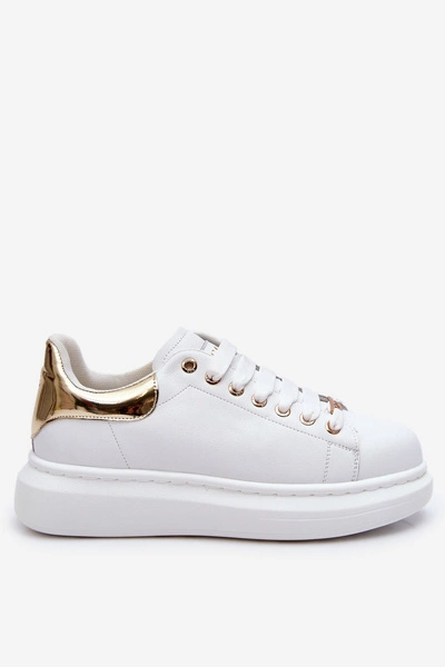 Damskie Buty Sportowe GOE LL2N4011 Biało-Złote
