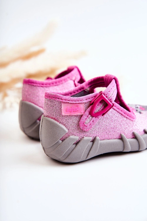Buty Papcie Befado Kotek 110P433 Różowe