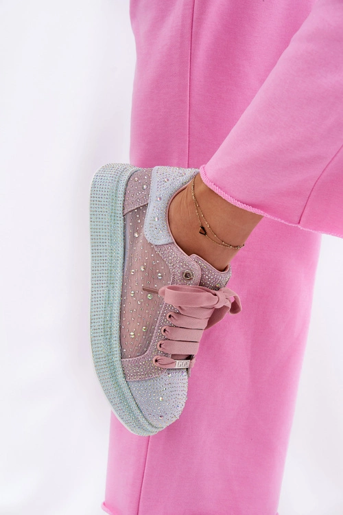 Zdobione Sneakersy Na Platformie GOE RR2N4009 Multikolor
