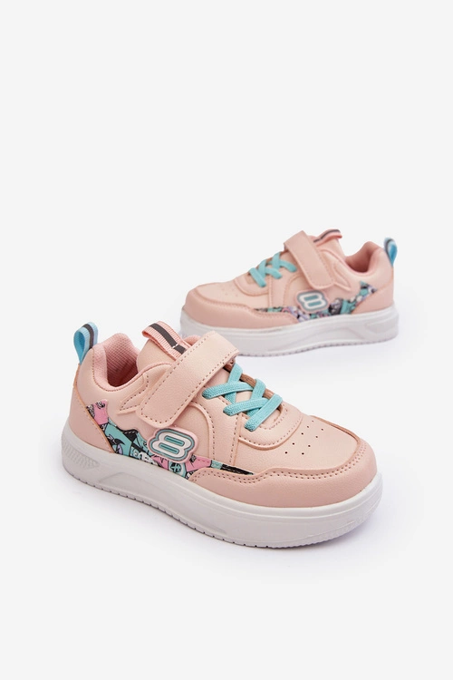 Buty Sportowe Dziecięce Na Rzep Różowe Lucila