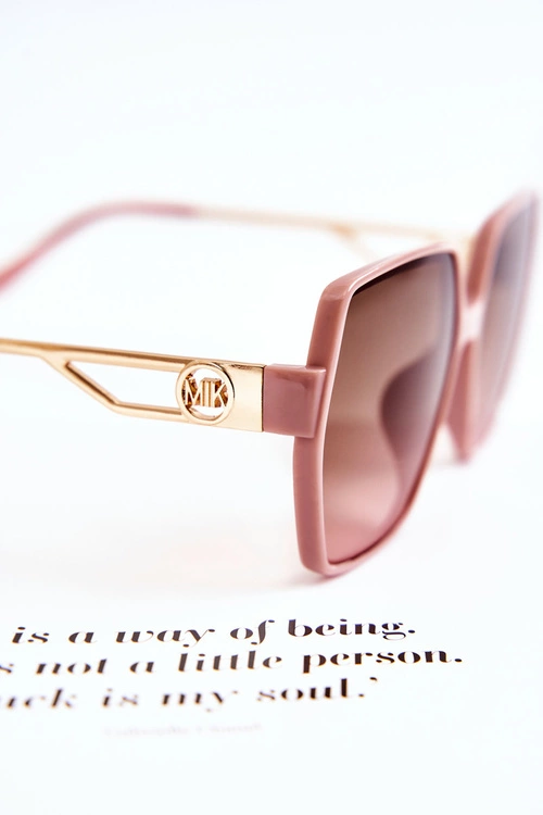 Klasyczne Damskie Okulary Przeciwsłoneczne M2352 Różowe