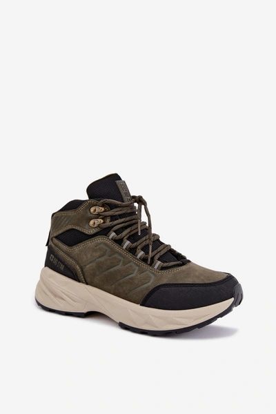 Buty Trekkingowe Damskie Big Star UU274804 Ciemnozielone